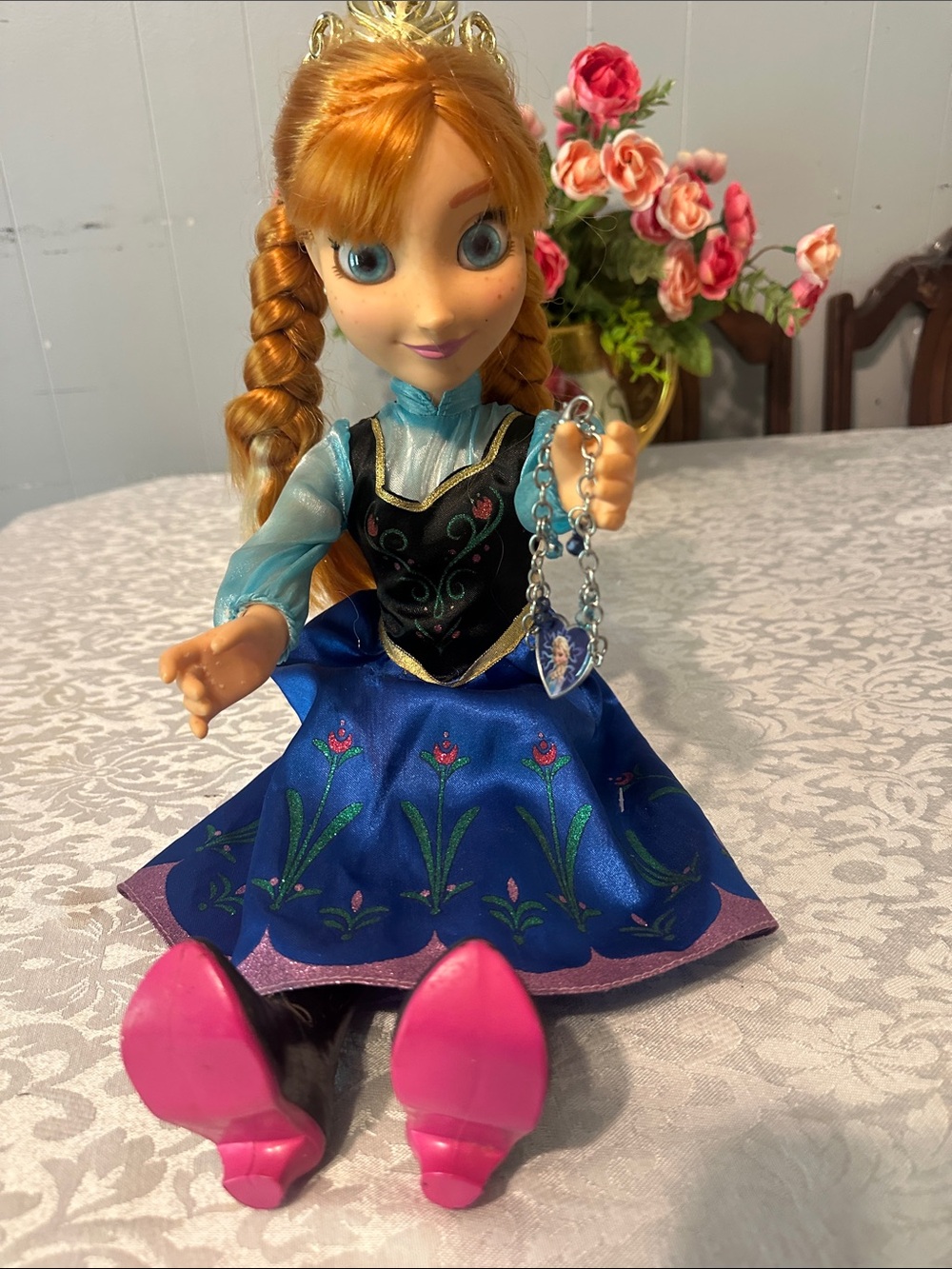 Jakks Pacific Disney Frozen Anna 18" Doll Large Collectible 2015 Variant,